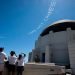 Powerful messages soared above ICE detention centers over Independence Day