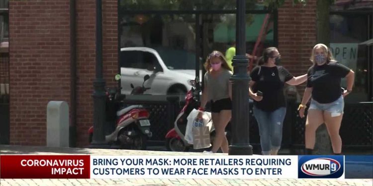 More retailers requiring customers to wear face masks to enter