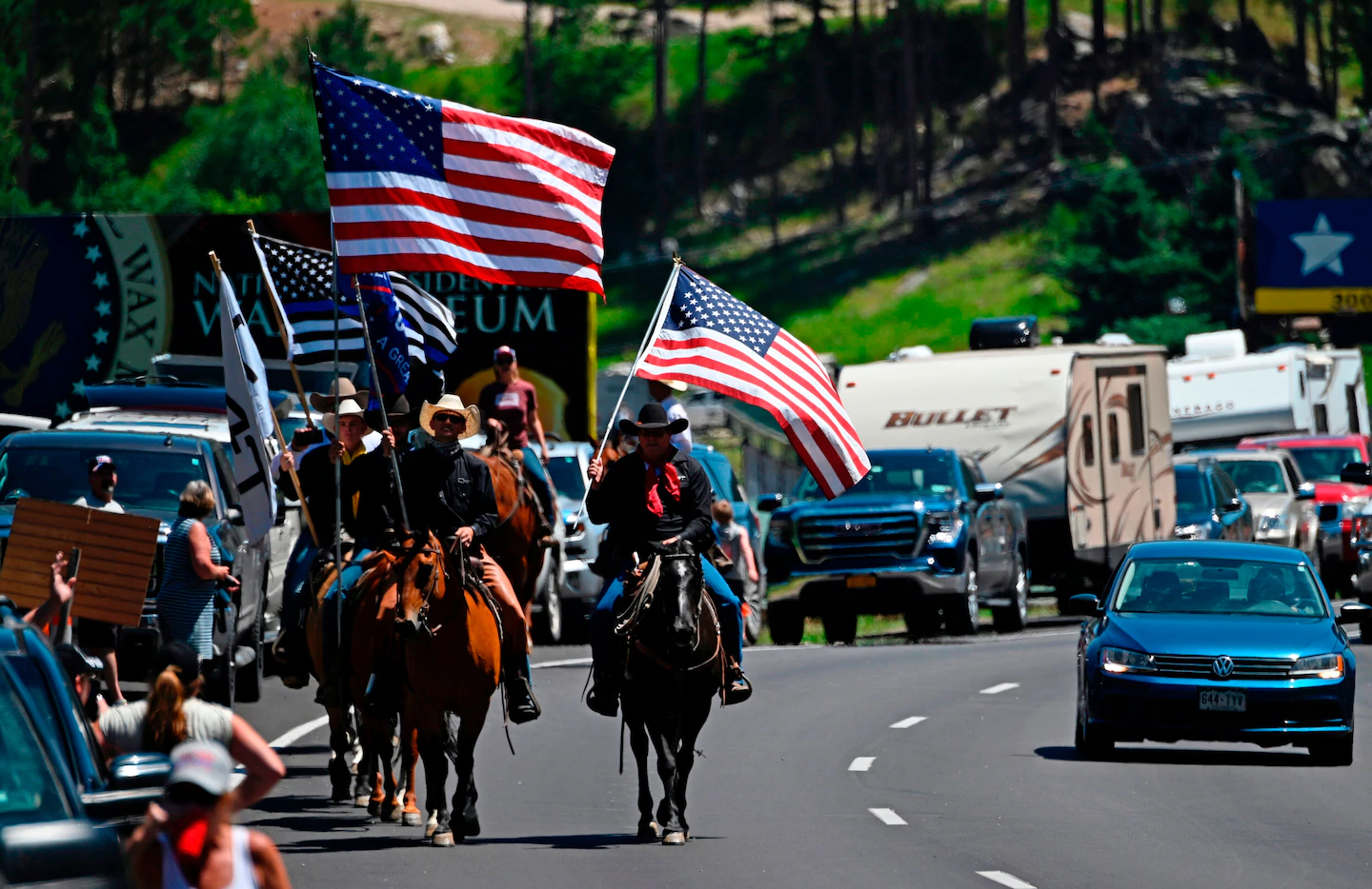 Coronavirus update: Trump heads to Mount Rushmore as daily cases peak in a
