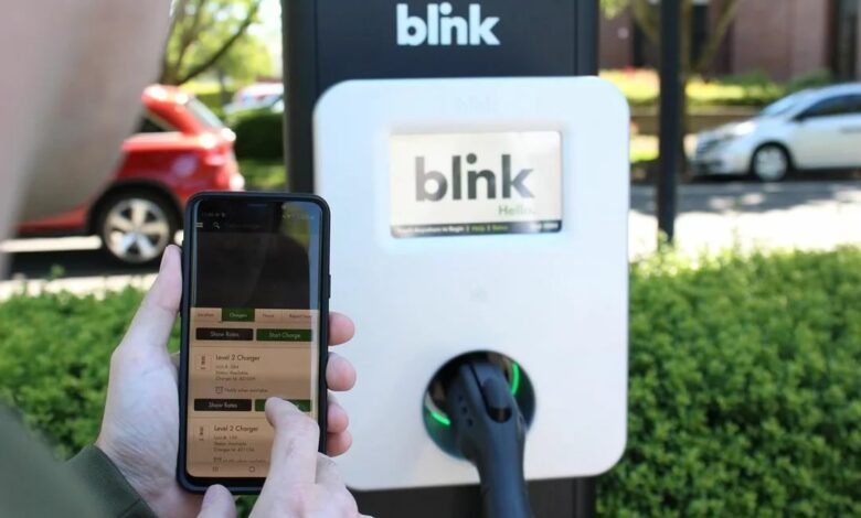 Photo of Shares of the manufacturer of charging stations for electric vehicles Blink Charging added 20%